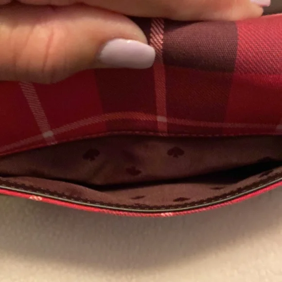 NWOT Kate Spade Leila Plaid Crossbody & CC Wallet - Picture 6 of 14